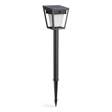 Philips - Lámpara solar LED con sensor de movimiento y crepuscular NISSA LED/1,8W/3,7V 2600 mAh 3000K IP44