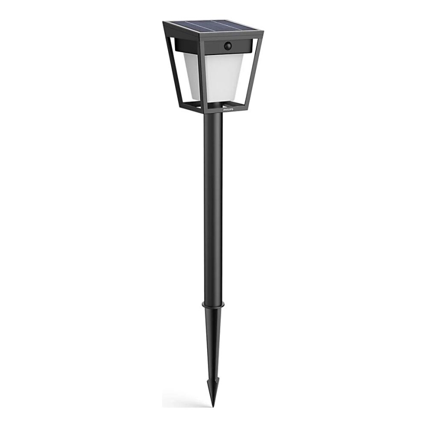 Philips - Lámpara solar LED con sensor de movimiento y crepuscular NISSA LED/1,8W/3,7V 2600 mAh 3000K IP44