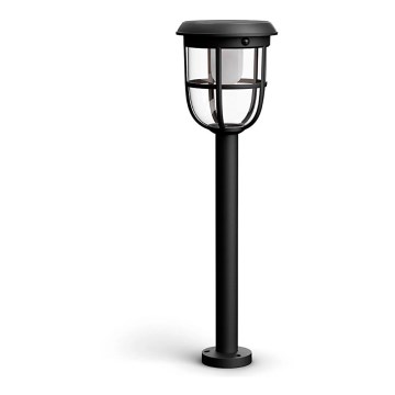 Philips - Lámpara solar LED con sensor de movimiento y crepuscular RADII LED/1,3W/3,7V 2000 mAh 3000K IP44