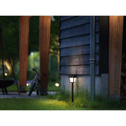 Philips - Lámpara solar LED con sensor de movimiento y crepuscular NISSA LED/1,8W/3,7V 2600 mAh 3000K IP44