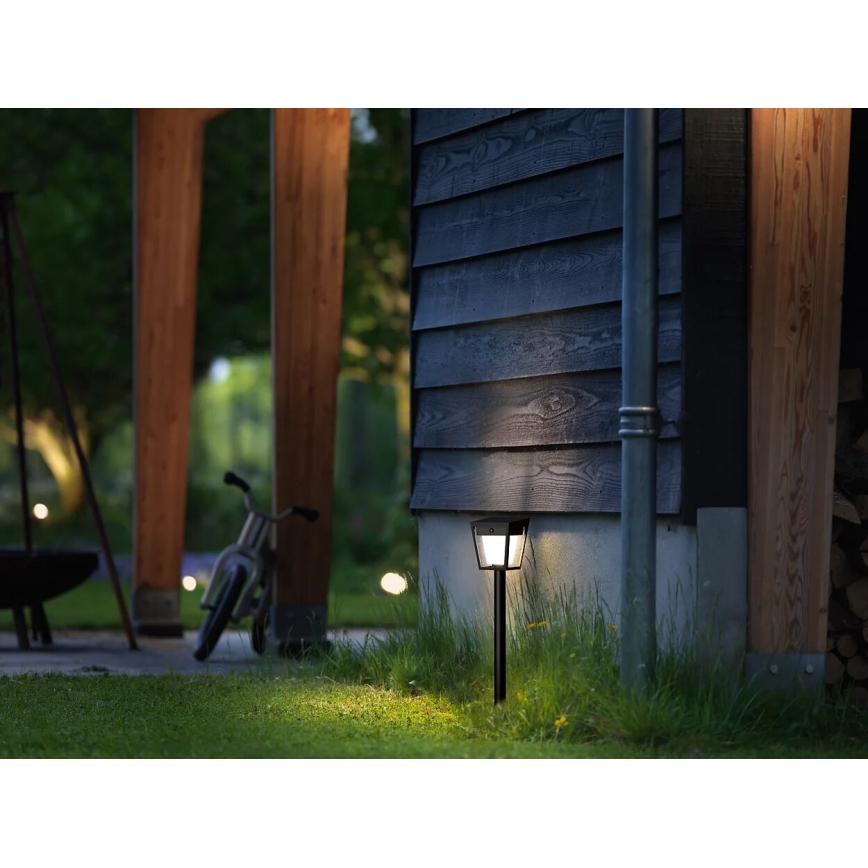 Philips - Lámpara solar LED con sensor de movimiento y crepuscular NISSA LED/1,8W/3,7V 2600 mAh 3000K IP44