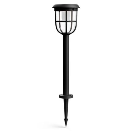 Philips - Lámpara solar LED con sensor de movimiento y crepuscular RADII LED/1,3W/3,7V 2000 mAh 3000K IP44