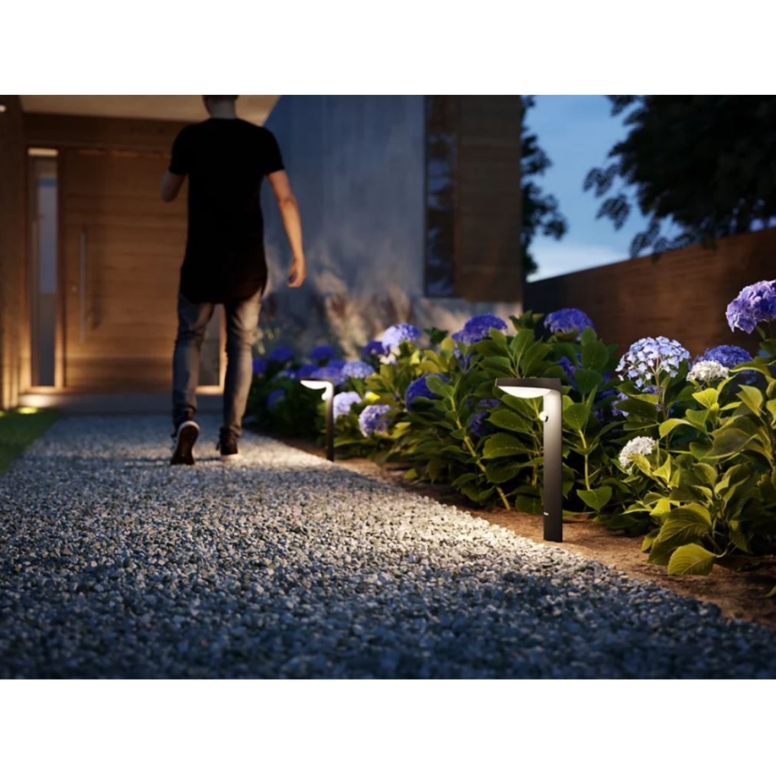 Philips - Lámpara solar LED con sensor de movimiento y crepuscular LED/1,2W/4V 1800 mAh 3000K IP44