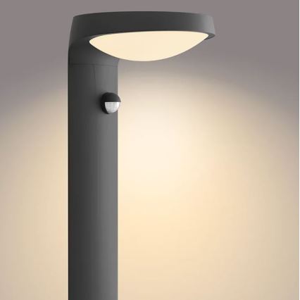 Philips - Lámpara solar LED con sensor de movimiento y crepuscular LED/1,2W/4V 1800 mAh 3000K IP44