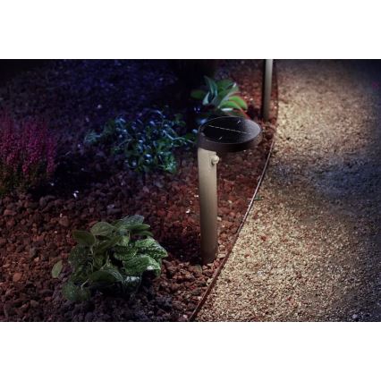 Philips - Lámpara solar LED con sensor de movimiento y crepuscular LED/1,2W/4V 1800 mAh 4000K IP44