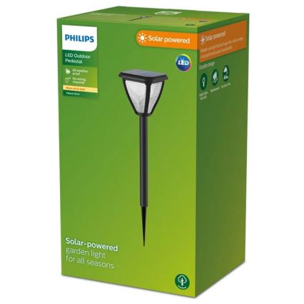 Philips - Lámpara solar LED VAPORA LED/1,5W/3,7V 1500 mAh IP44