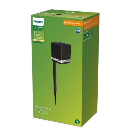 Philips - Lámpara solar LED VIRONA LED/1,8W/3,7V 2600 mAh 2700K IP44