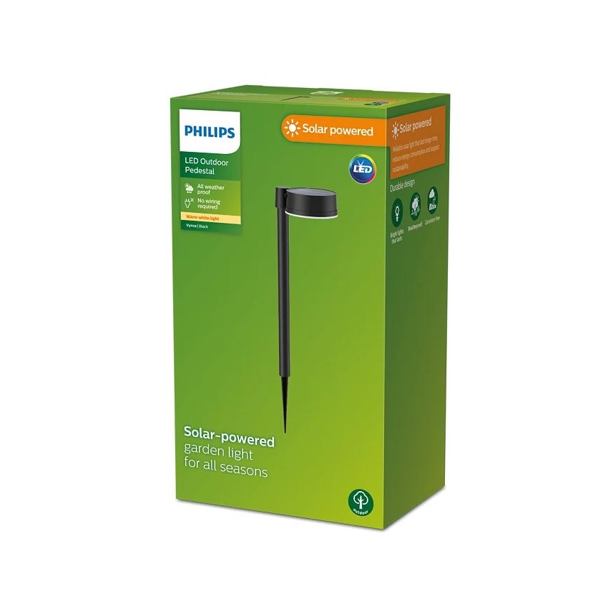 Philips - Lámpara solar LED VYNCE LED/1,5W/3,7V 1500 mAh IP44
