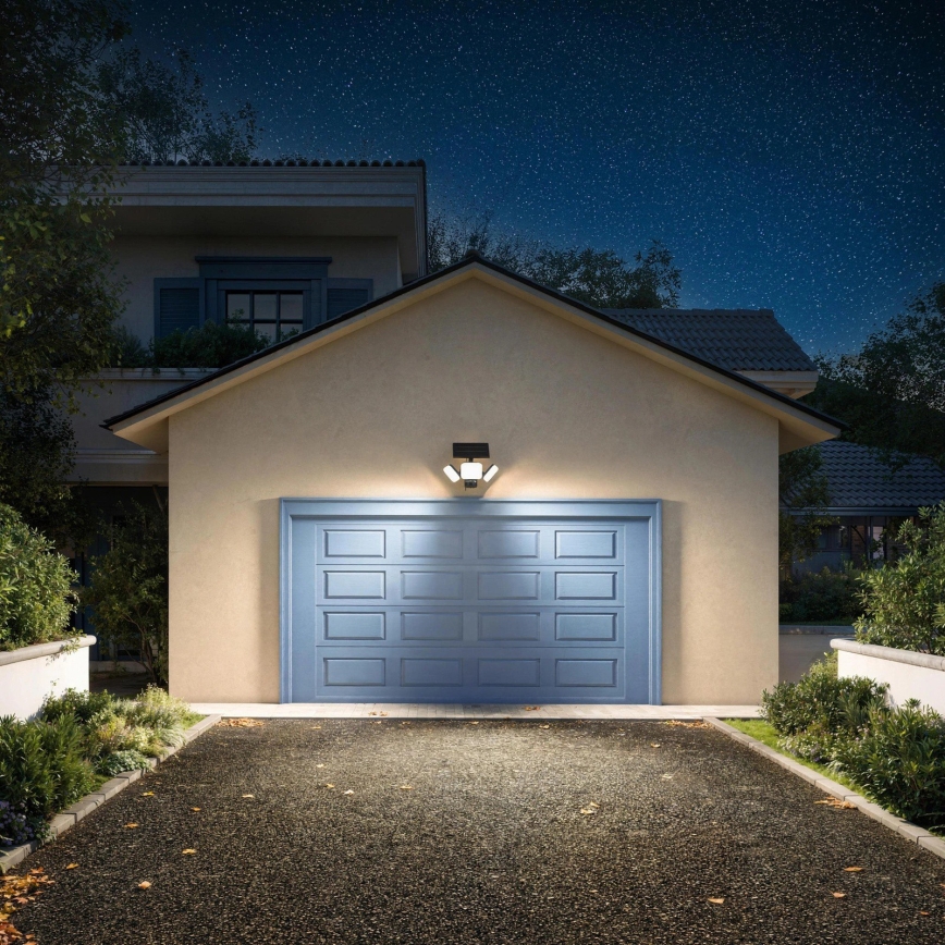 Philips - Aplique solar LED de pared con sensor ZYREN LED/24,5W/3,7V 2600 mAh 3000K IP65