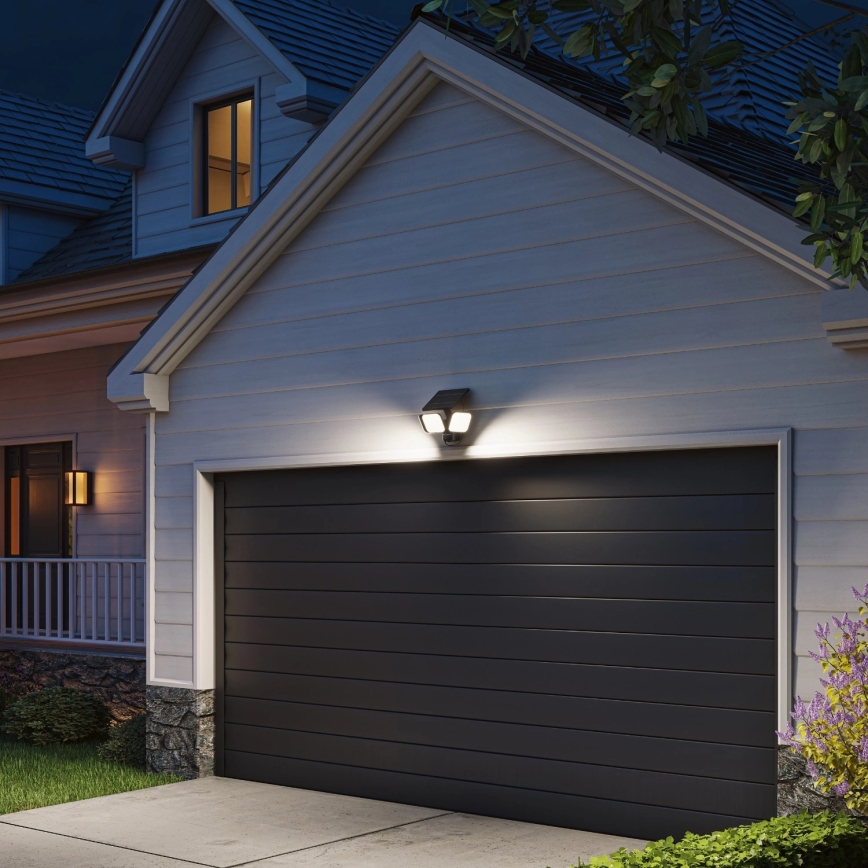 Philips - Aplique solar LED de pared con sensor ZYREN LED/24,5W/3,7V 2600 mAh 3000K IP65