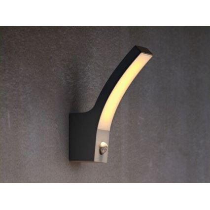 Philips - Lámpara de pared LED para exterior con sensor LED/12W/230V 2700K IP44