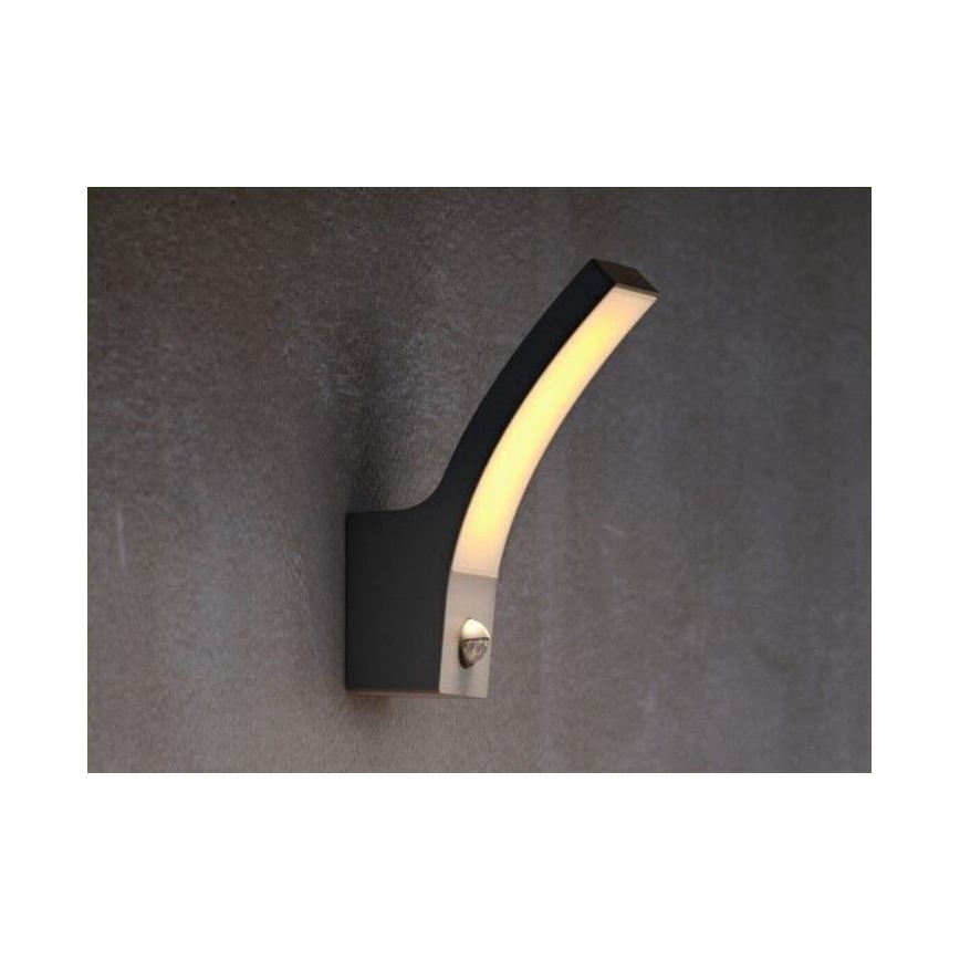 Philips - Lámpara de pared LED para exterior con sensor LED/12W/230V 2700K IP44