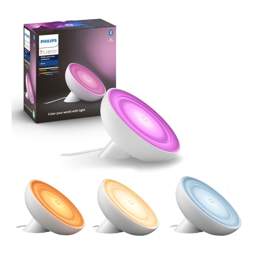 Philips - LED Lámpara de mesa regulable Hue BLOOM 1xLED/7,1W/230V