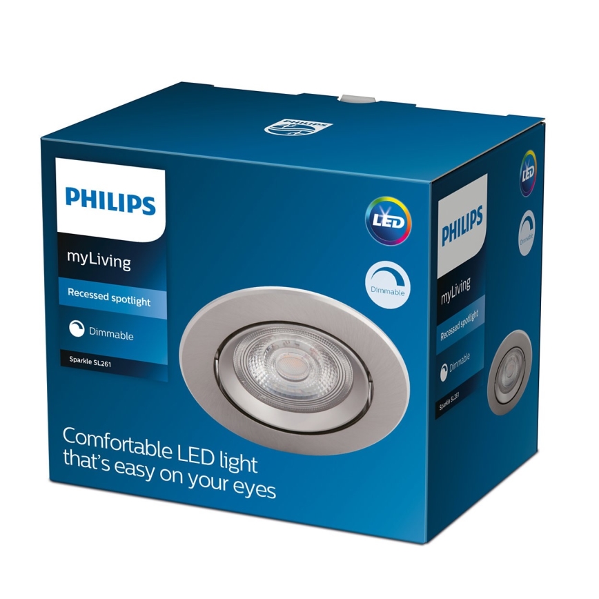 Philips - LED Lámpara empotrable regulable LED/5W/230V 2700K