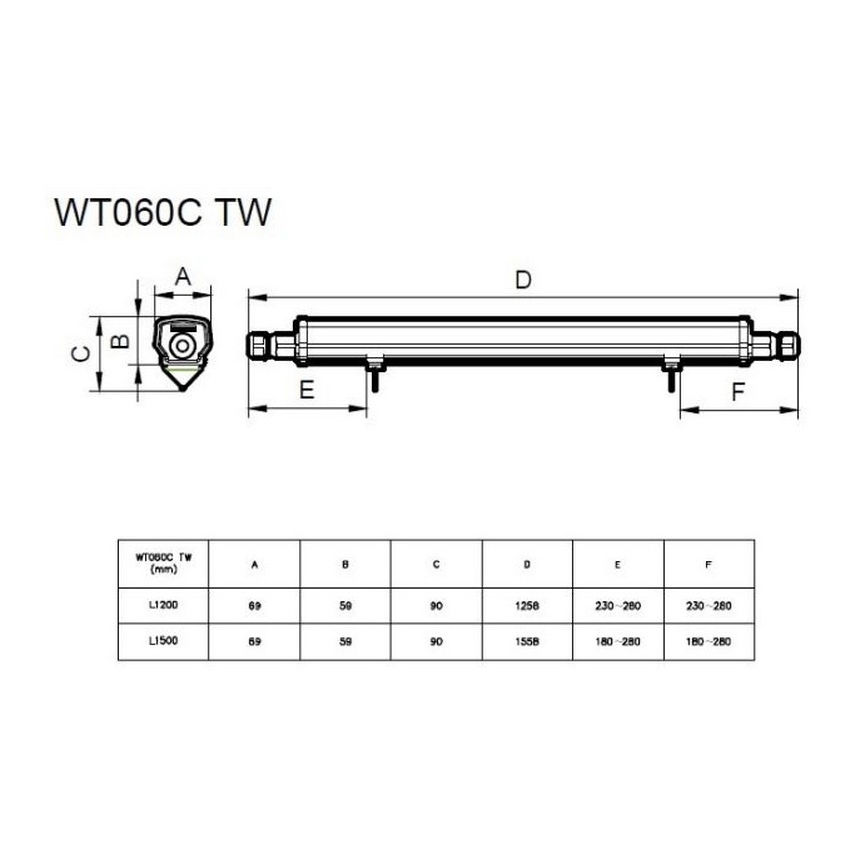 Philips - LED Lámpara fluorescente técnica LED/30W/230V IP66
