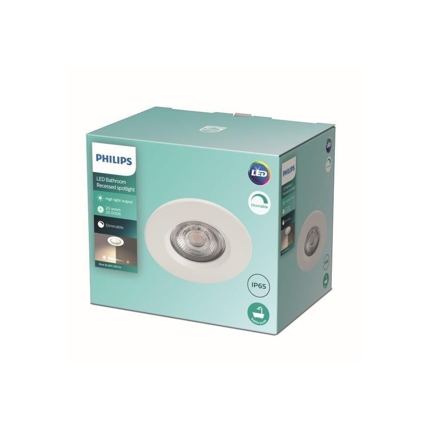 Philips - LED Lámpara regulable para el baño LED/5W/230V 2700K IP65