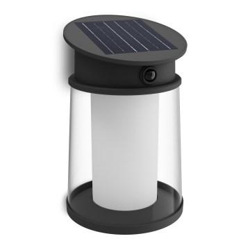 Philips - LED Luz solar de pared con sensor de movimiento y crepuscular JUDA LED/3,2W/3,7V 2600 mAh 2700K IP44