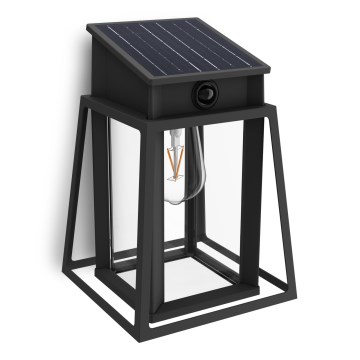 Philips - LED Luz solar de pared con sensor de movimiento y crepuscular LYSIN LED/3,2W/3,7V 2600 mAh 2700K IP44