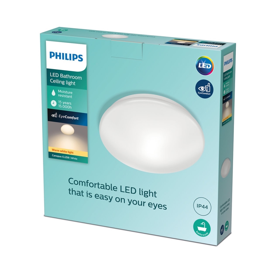 Philips - LED Plafón del baño LED/17W/230V IP44