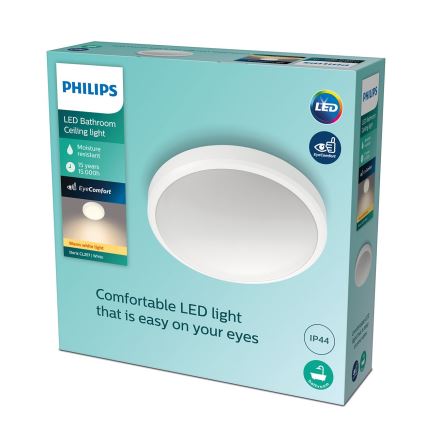 Philips - LED Plafón del baño LED/17W/230V 2700K IP44