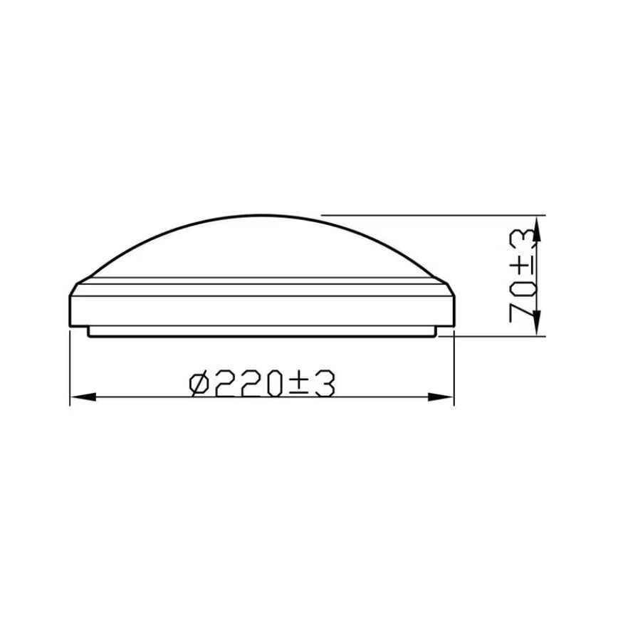 Philips - LED Plafón del bañoo LED/6W/230V 4000K IP44