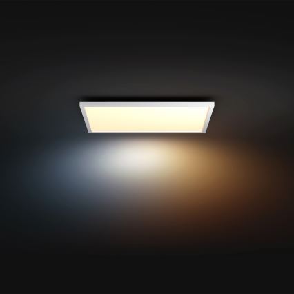 Philips - Luminaria de techo LED regulable Hue AURELLE LED/39W/230V 2200-6500K 60x60 cm blanca