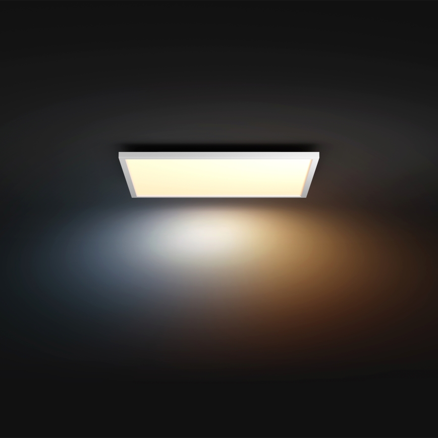 Philips - Luminaria de techo LED regulable Hue AURELLE LED/39W/230V 2200-6500K 60x60 cm blanca