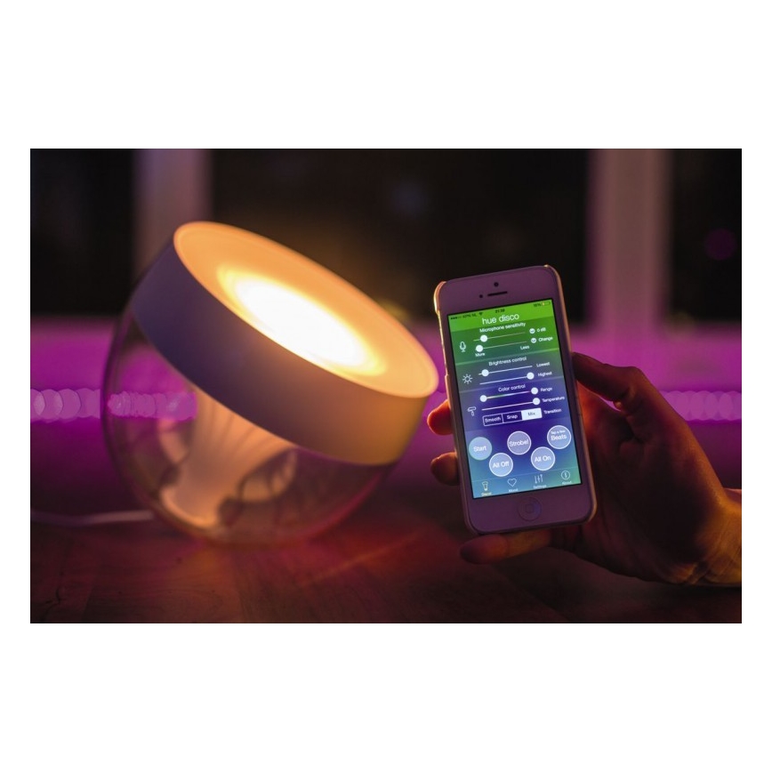 Philips - LED RGB Lámpara de mesa Hue IRIS LED/10W/230V blanca