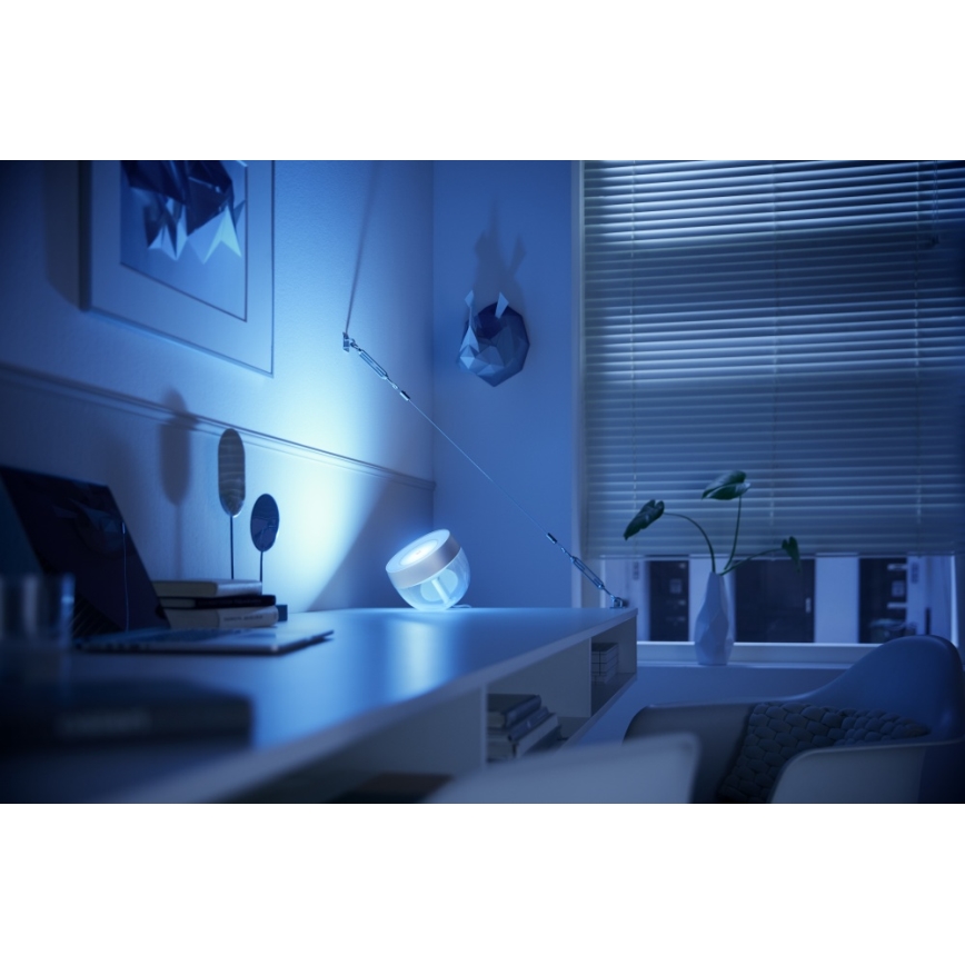 Philips - LED Lámpara de mesa Hue IRIS LED/10W/230V color plata