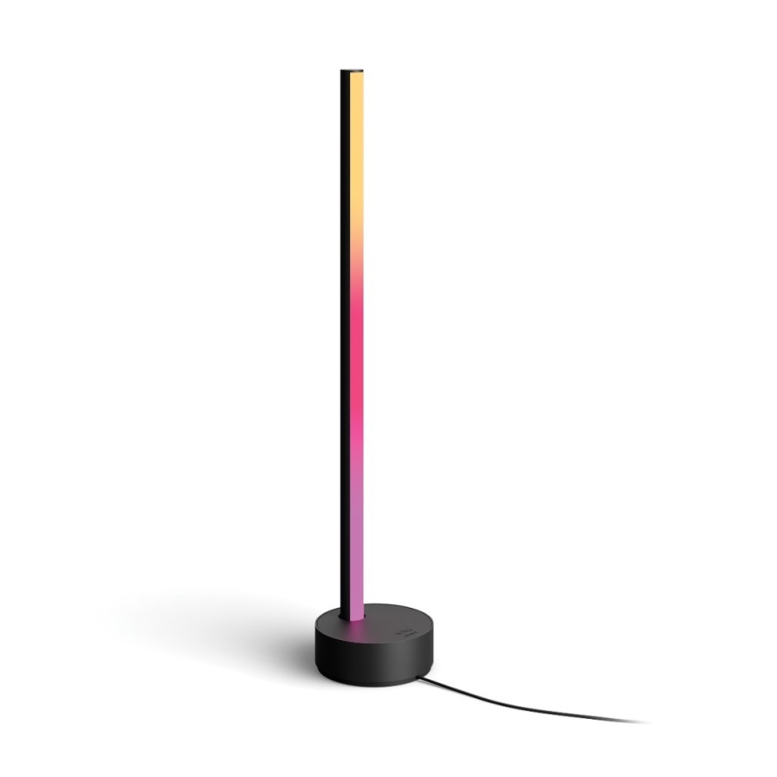 Philips - LED RGB Lámpara de mesa regulable Hue SIGNE LED/12W/230V 2000-6500K negro