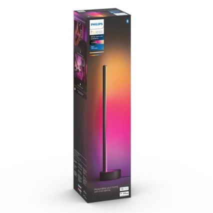 Philips - LED RGB Lámpara de mesa regulable Hue SIGNE LED/12W/230V 2000-6500K negro