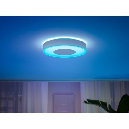 Philips - Luminaria de techo regulable LED RGB Hue INFUSE LED/52,5W/230V 2000-6500K Ø 425 mm blanca
