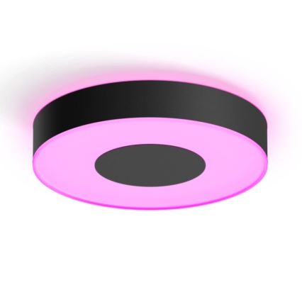 Philips - Plafón LED RGB regulable Hue INFUSE LED/33,5W/230V 2000-6500K 381 mm de diámetro negro