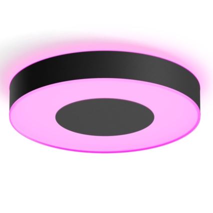 Philips - Luminaria de techo LED RGB regulable Hue INFUSE LED/52,5W/230V 2000-6500K Ø 425 mm negra