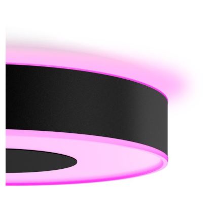 Philips - Luminaria de techo LED RGB regulable Hue INFUSE LED/52,5W/230V 2000-6500K Ø 425 mm negra