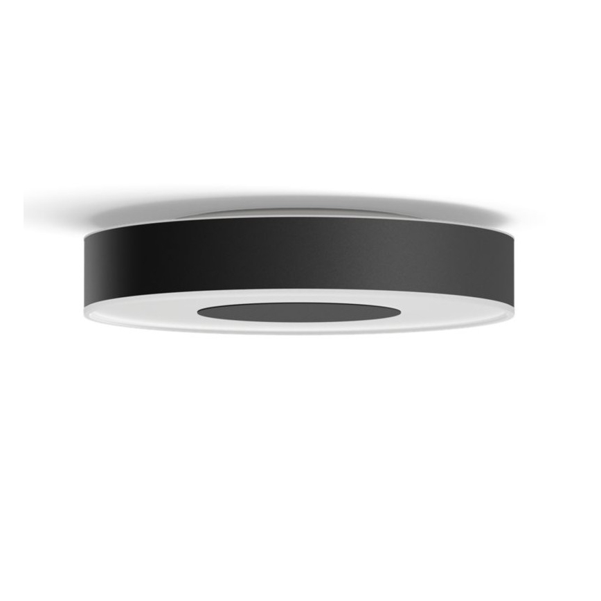 Philips - Lámpara de techo regulable LED RGB Hue INFUSE LED/33,5W/230V 2000-6500K, diámetro 381 mm, negro