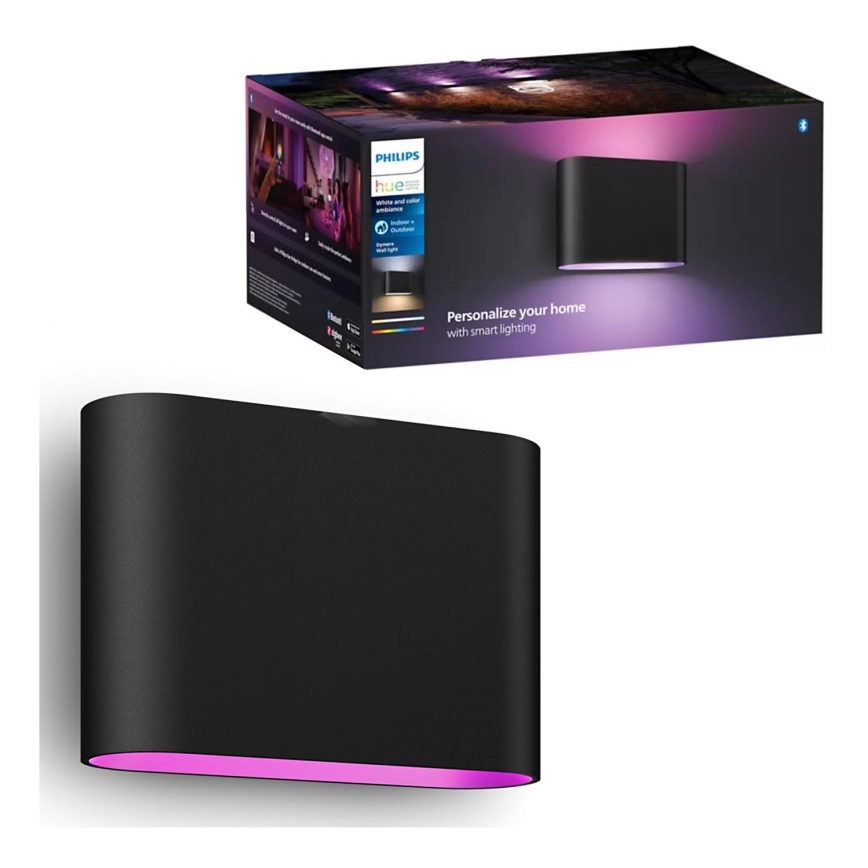 Philips - LED RGBW Aplique de exterior regulable Hue DYMERA 2xLED/10,2W/230V 2000-6500K IP44