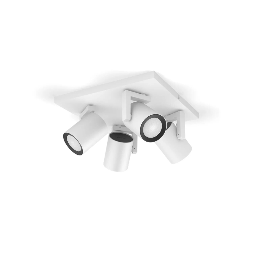 Philips - LED RGBW Foco regulable Hue ARGENTA 4xGU10/4,2W/230V 2000-6500K
