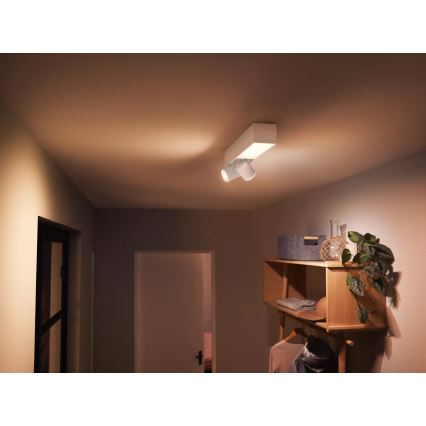 Philips - LED RGBW Foco regulable Hue CENTRIS 2xGU10/4,2W/230V+ LED/11W