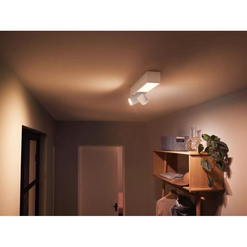 Philips - LED RGBW Foco regulable Hue CENTRIS 2xGU10/4,2W/230V+ LED/11W