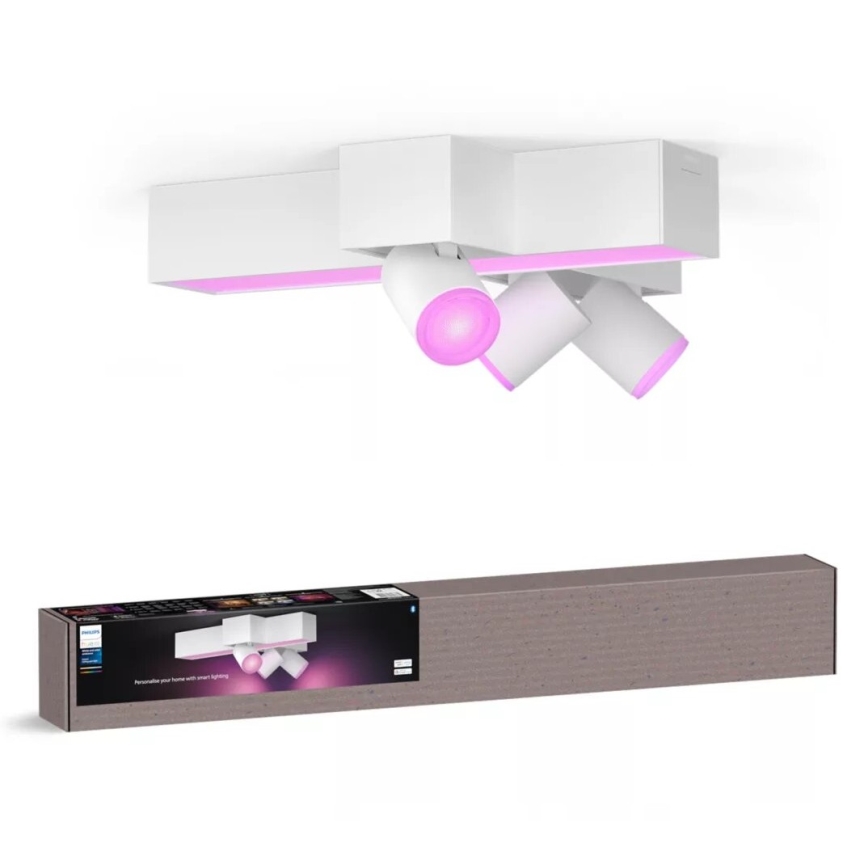 Philips - LED RGBW Foco regulable Hue CENTRIS 3xGU10/4,2W/230V + LED/11W 2000-6500K