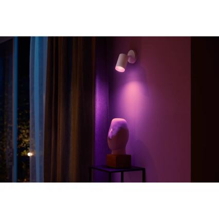 Philips - LED RGBW Foco regulable Hue FUGATO 1xGU10/4,2W/230V 2000-6500K blanco