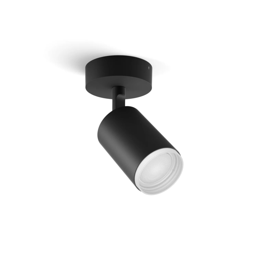 Philips - LED RGBW Foco regulable Hue FUGATO 1xGU10/4,2W/230V 2000-6500K negro