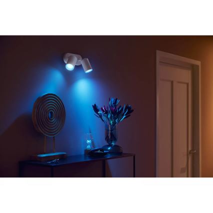 Philips - LED RGBW Foco regulable Hue FUGATO 2xGU10/4,2W/230V 2000-6500K blanco