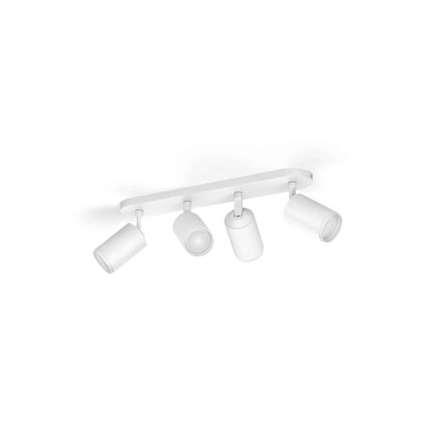 Philips - LED RGBW Foco regulable Hue FUGATO 4xGU10/4,2W/230V 2000-6500K blanco