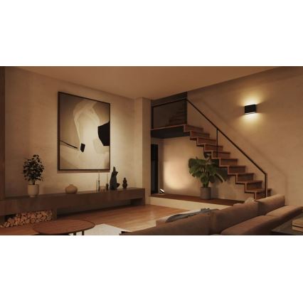 Philips - LED RGBW Aplique de exterior regulable Hue DYMERA 2xLED/10,2W/230V 2000-6500K IP44