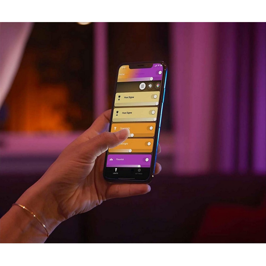 Philips - LED RGBW Foco regulable Hue CENTRIS LED/11W/230V + 2xGU10/5,7W