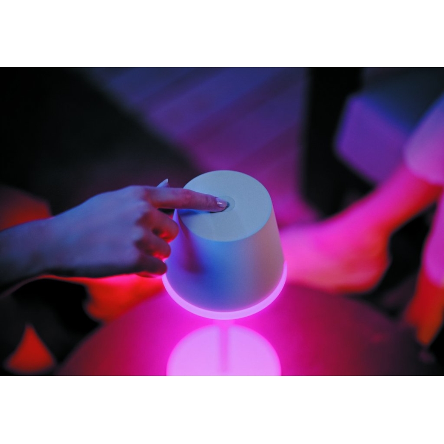 Philips - Lámpara LED táctil de exterior regulable RGBW Hue GO LED/6,2W/230V 2000-6500K IP54