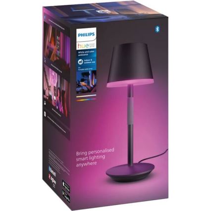 Philips - Lámpara LED táctil de exterior regulable RGBW Hue GO LED/6,2W/230V 2000-6500K IP54