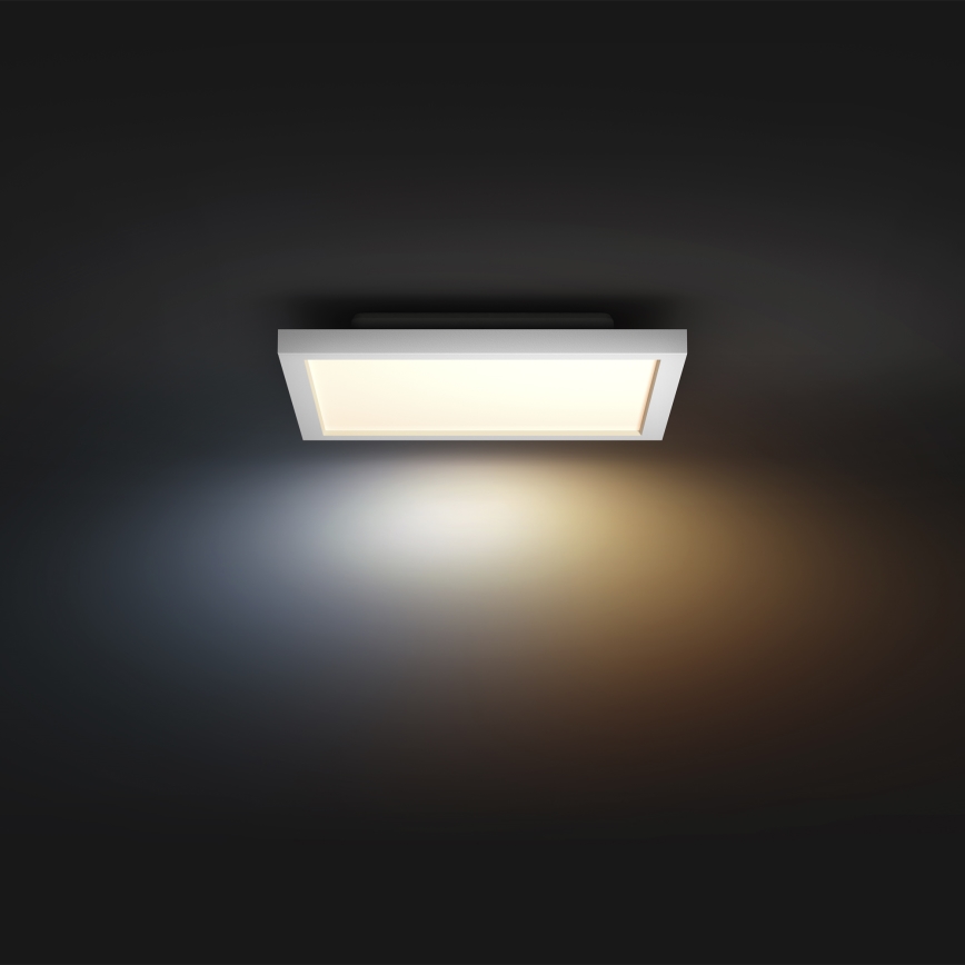 Philips - Luminaria de techo LED regulable Hue AURELLE LED/19W/230V 2200-6500K 30x30 cm blanca